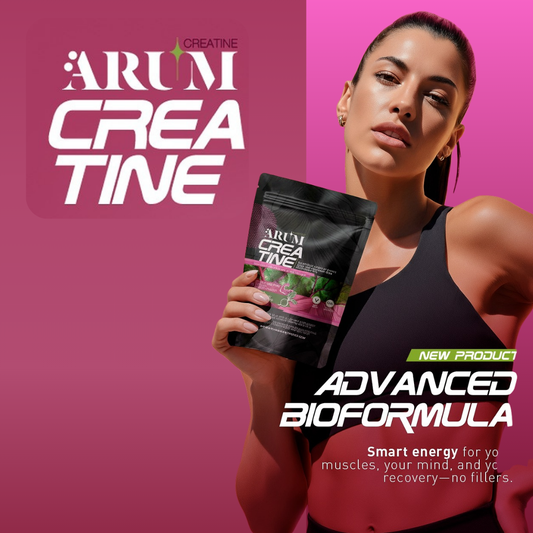 ARUM CREATINE Bioperformance | Creatine 5g + Beetroot 4g + Electrolytes | Muscle & Brain Energy