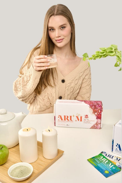 ARUM LIFE | Clinical Oral Biostimulator 🧬 | NAD⁺ Precursor + Verisol® Collagen + Oral Hyaluronic Acid | 30 Sachets — Professional Grade