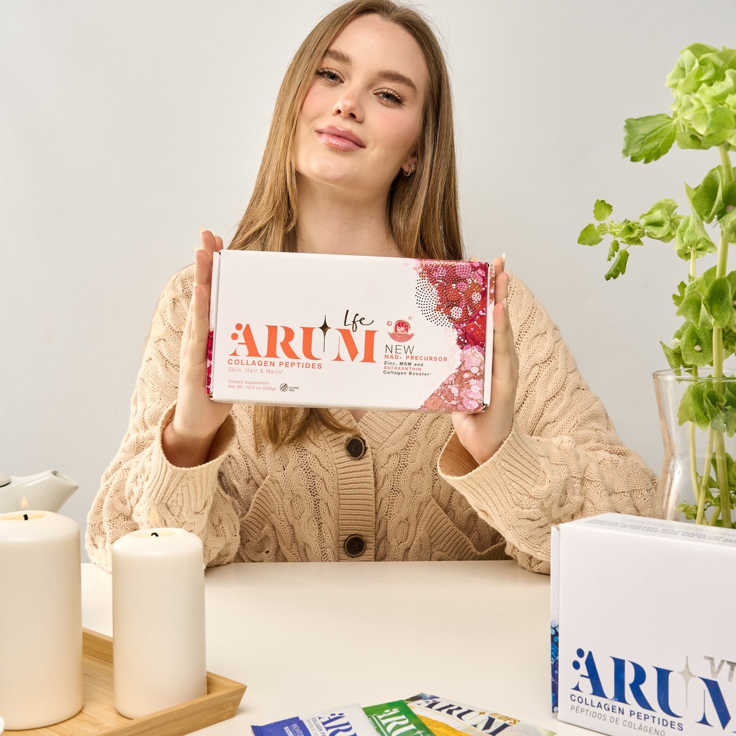 ARUM LIFE Clinical Nutricosmetic | Verisol® Collagen + NAD+ + Astaxanthin