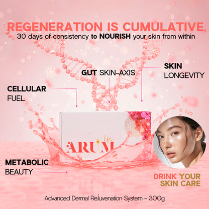 ARUM LIFE | Clinical Oral Biostimulator 🧬 | NAD⁺ Precursor + Verisol® Collagen + Oral Hyaluronic Acid | 30 Sachets — Professional Grade