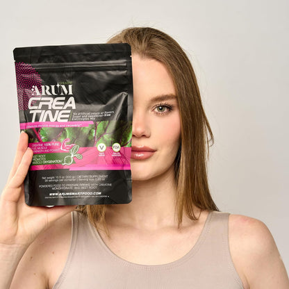 ARUM CREATINE Bioperformance | Creatine 5g + Beetroot 4g + Electrolytes | Muscle & Brain Energy