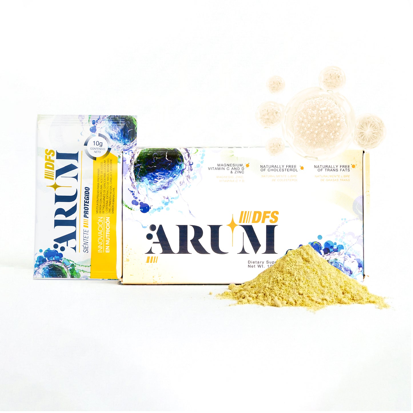 ARUM DFS  Advanced Immune & Anti-Inflammatory Support | Turmeric, Ganoderma, NAC