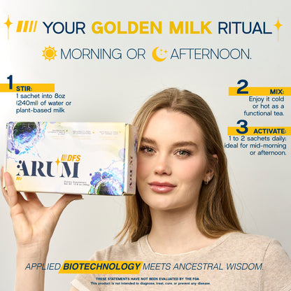 ARUM DFS  Advanced Immune & Anti-Inflammatory Support | Turmeric, Ganoderma, NAC